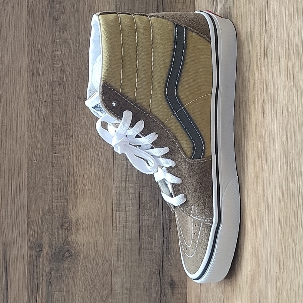 Van's SK8-Hi Brand new in the box no lid authentic uper textile and leather - Picture 5 of 11